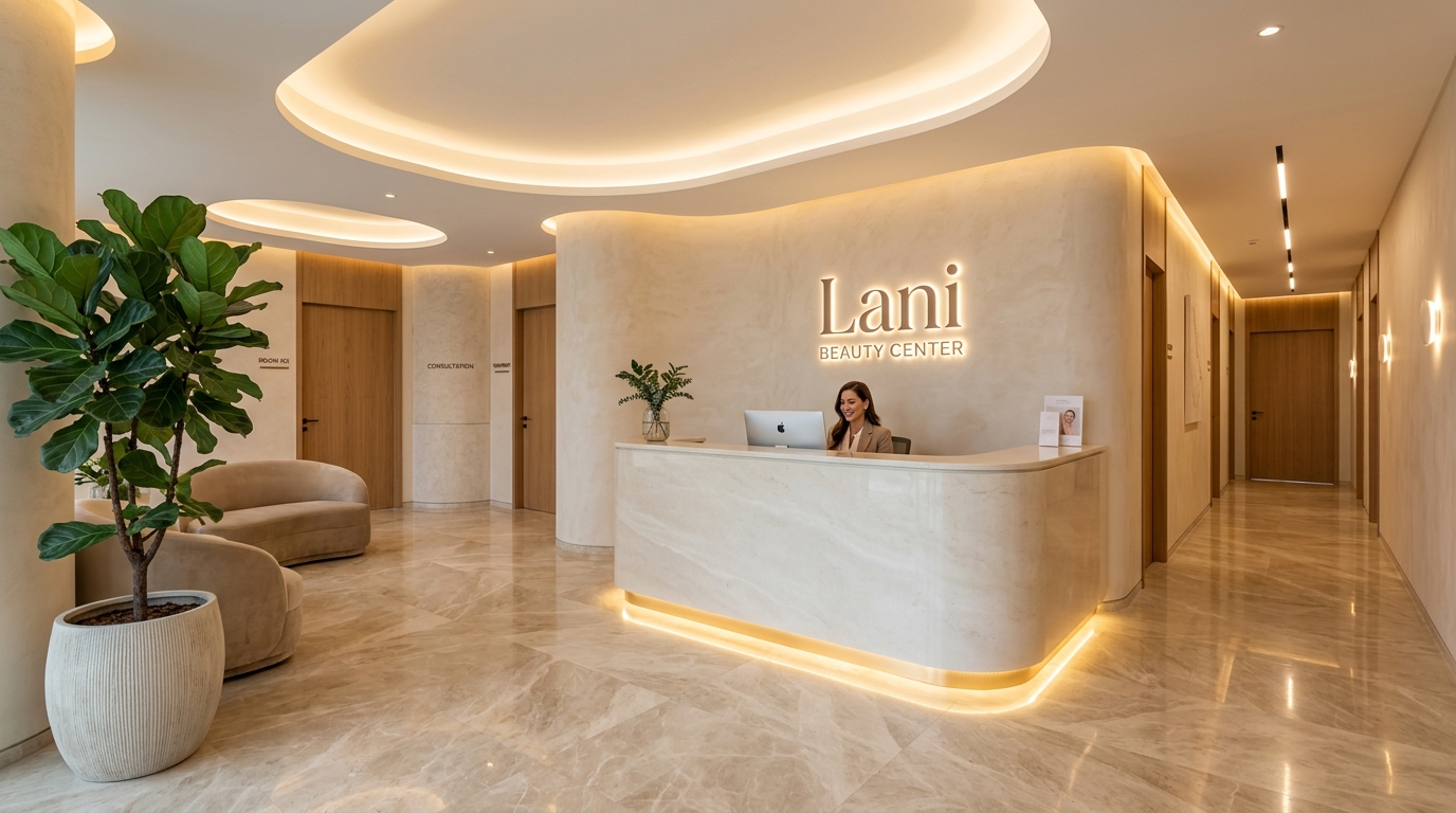 Lani Beauty Center Đà Nẵng - sảnh và không gian điều trị